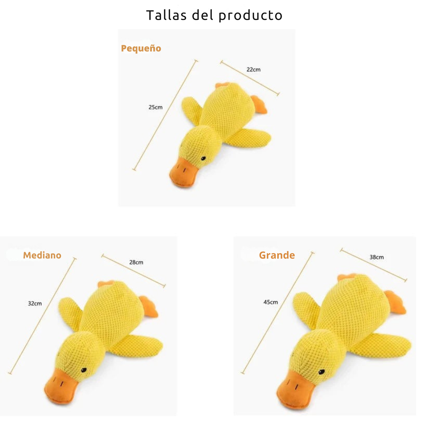 Juguete Súper Duradero –  Pato Resistente para Perros