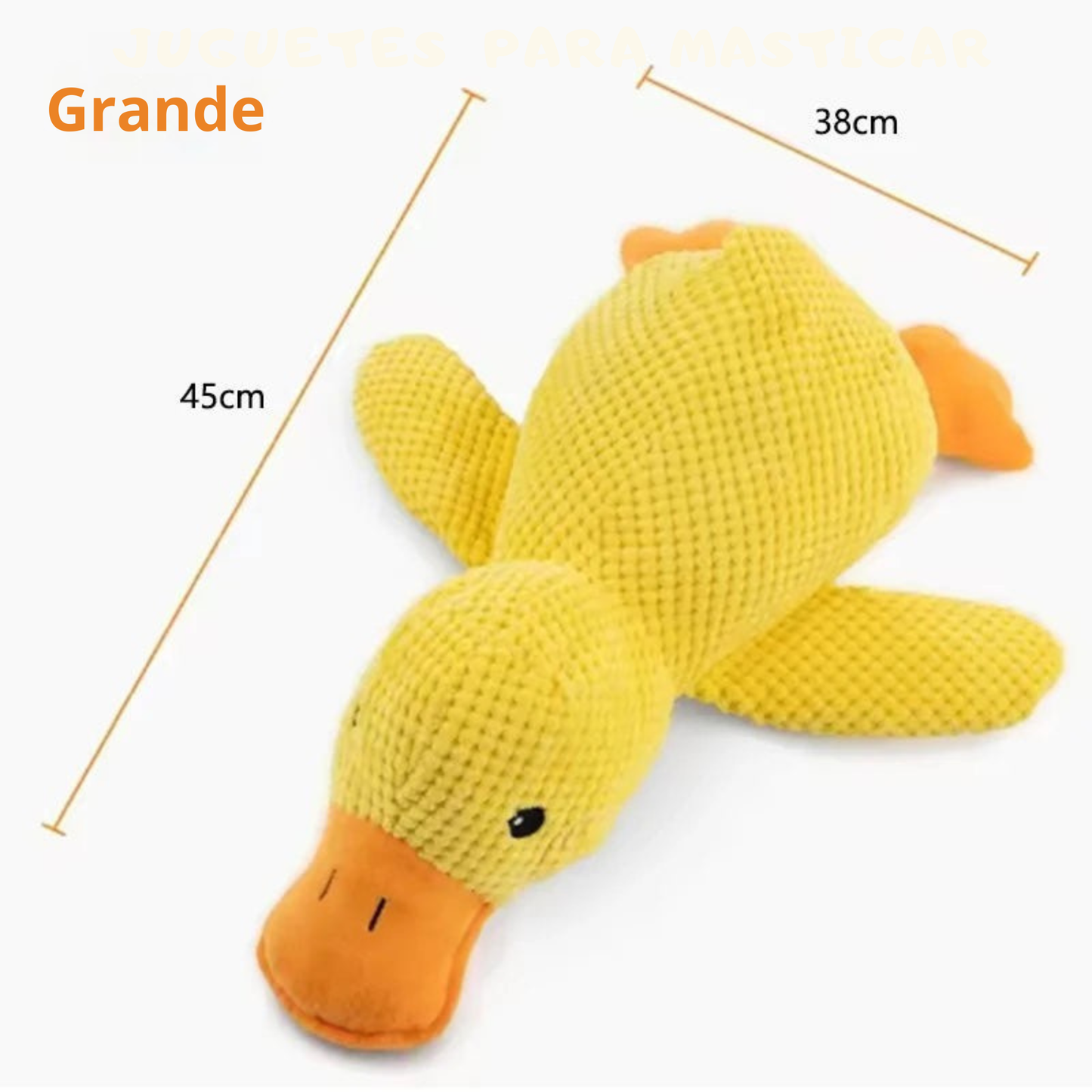 Juguete Súper Duradero –  Pato Resistente para Perros